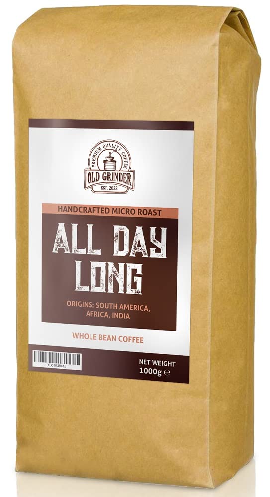 Whole Coffee Beans - All Day Long (1 Kg)