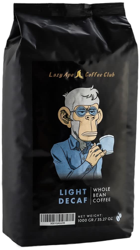 Whole Coffee Beans - Light Decaf (1 Kg)