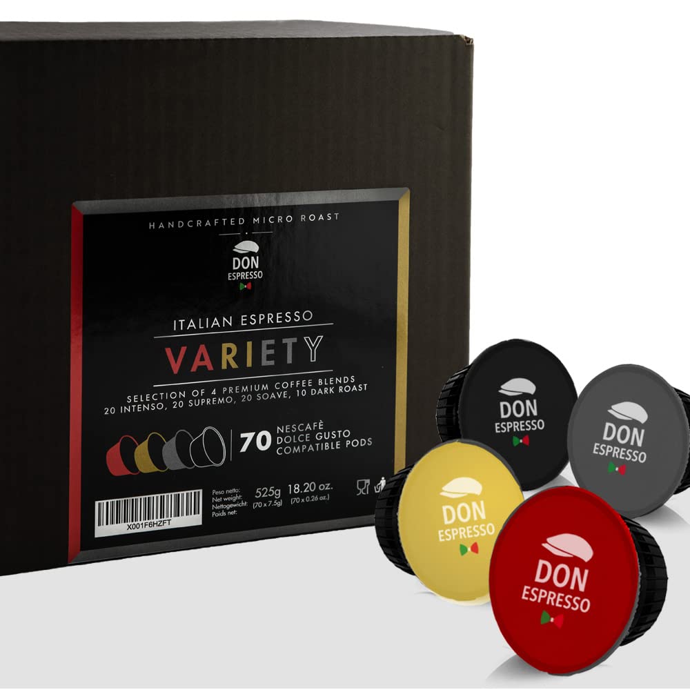 70 Pods compatible with Dolce Gusto® machines - Variety Pack