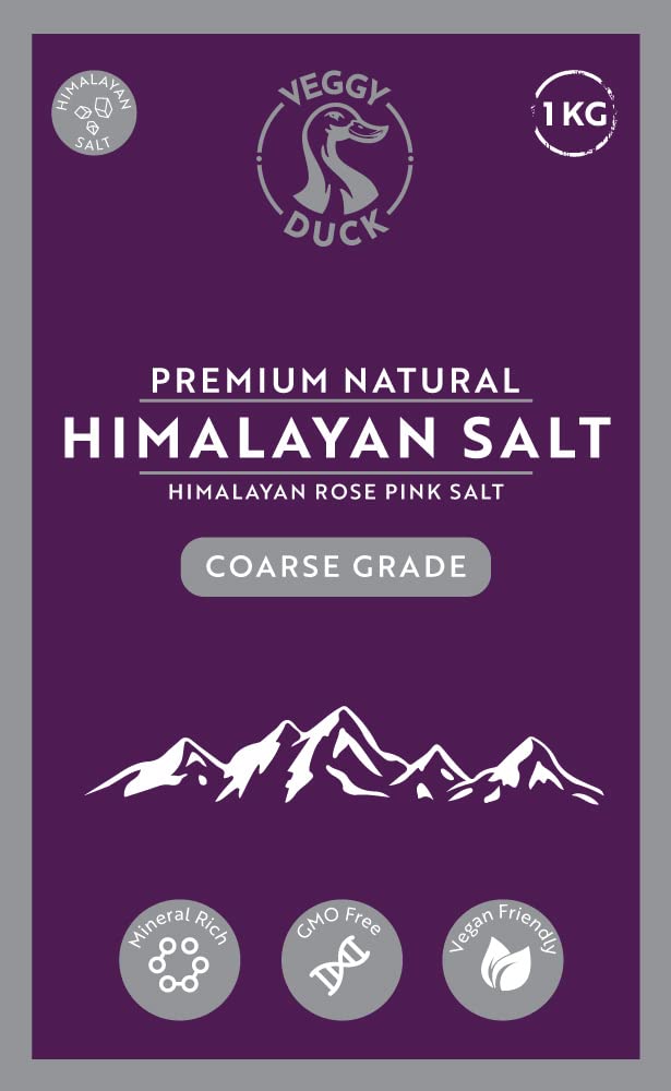 Pure Pink Himalayan Salt - Coarse Grade (1 Kg)