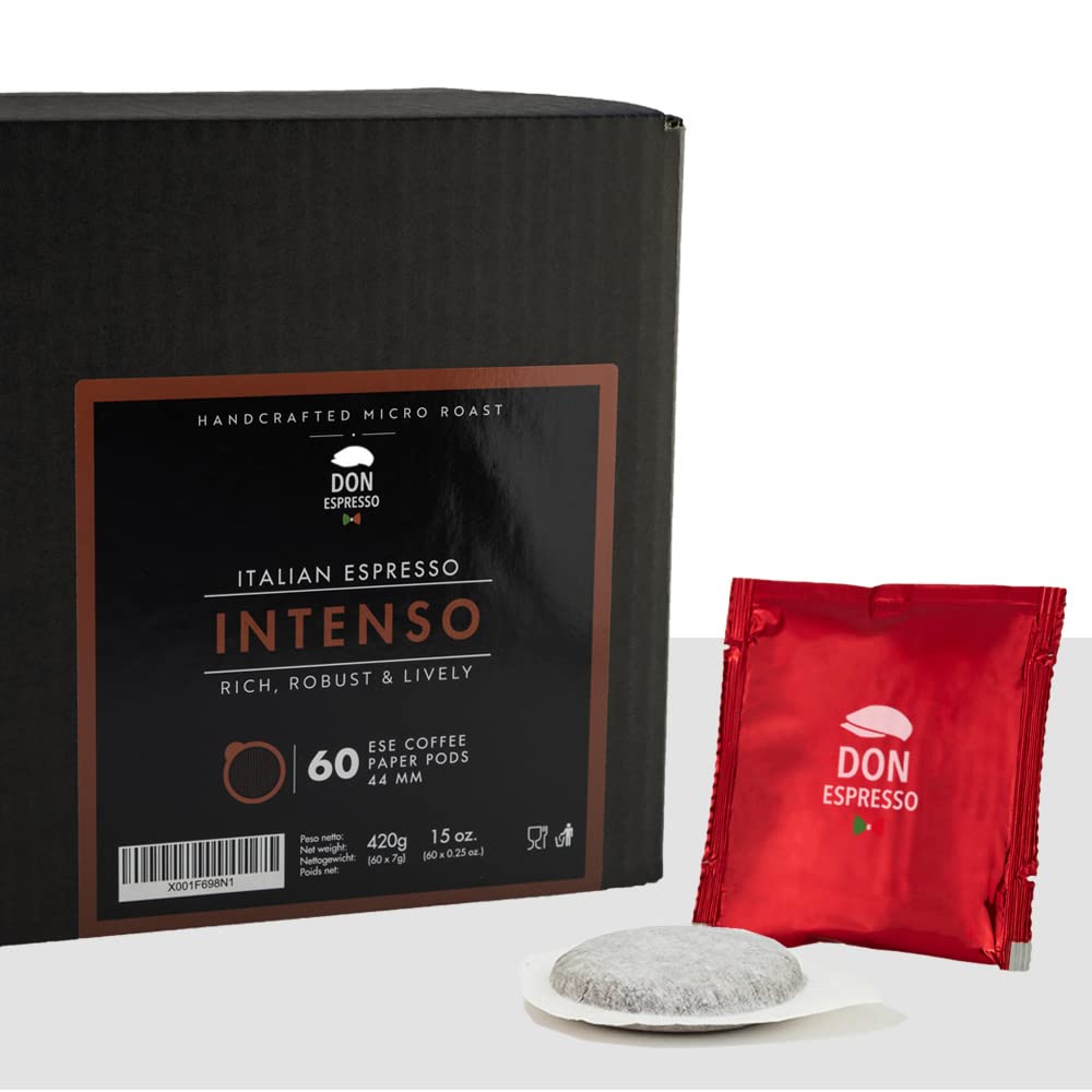60 ESE Coffee Paper Pods 44mm - Intenso