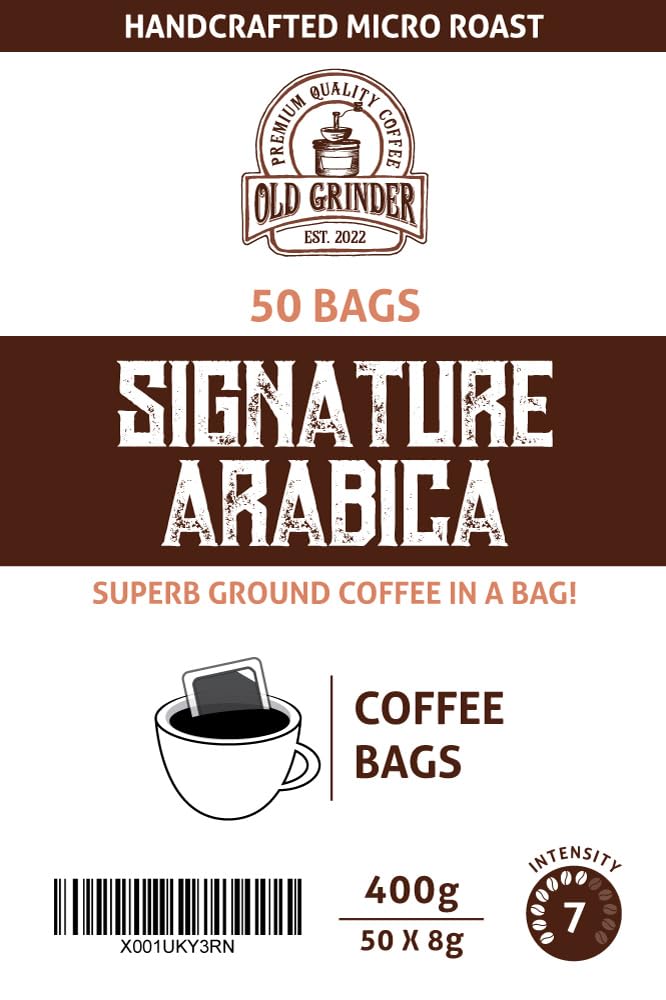 Old Grinder - Signature Arabica - Medium Roast (50 Coffee Bags)