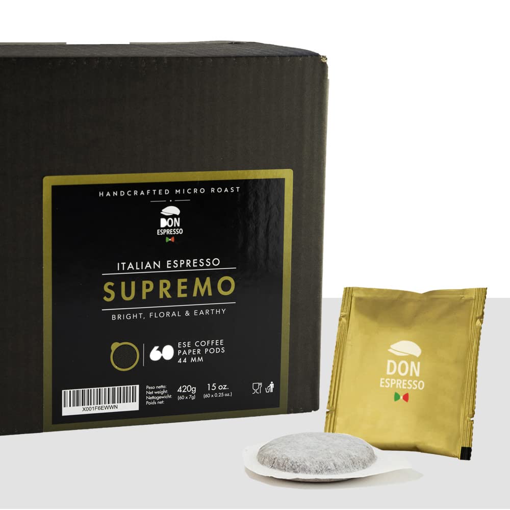 60 ESE Coffee Paper Pods 44mm - Supremo