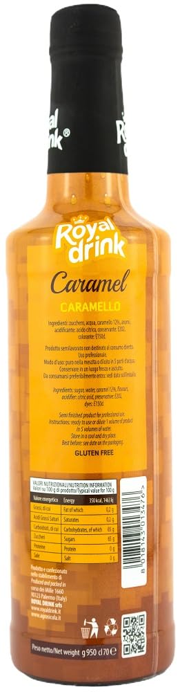 Caramel Syrup 700ml - For Coffee & Cocktails