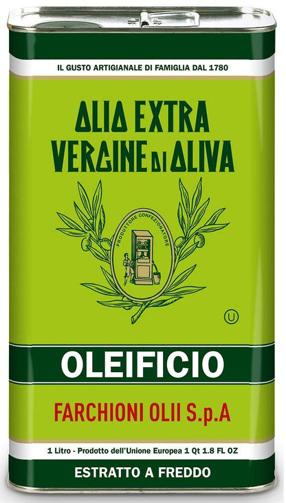 Extra Virgin Italian Olive Oil Tin Can (1L)