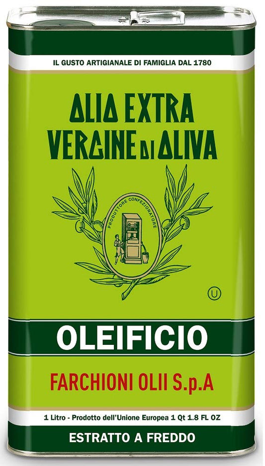 Extra Virgin Italian Olive Oil Tin Can (1L)