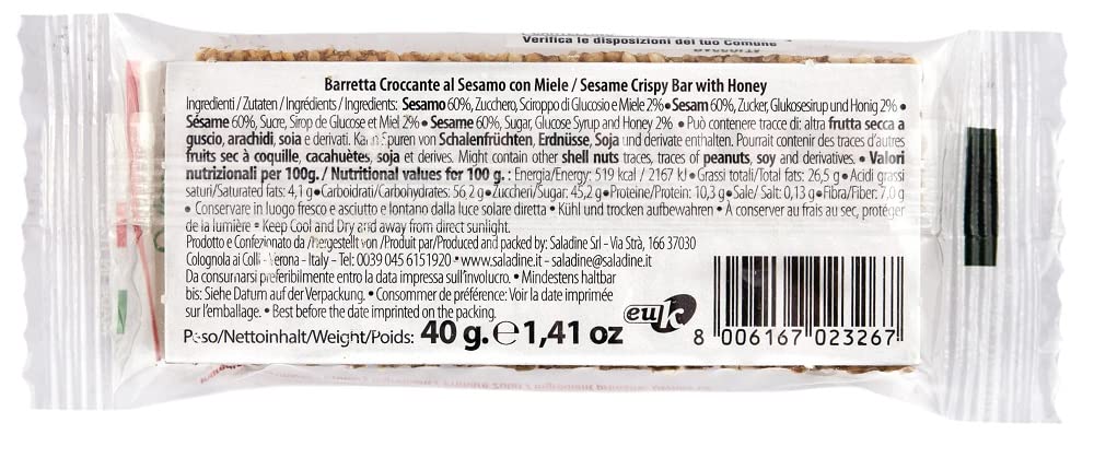 Sesame Bars with Honey (24 x 40g)
