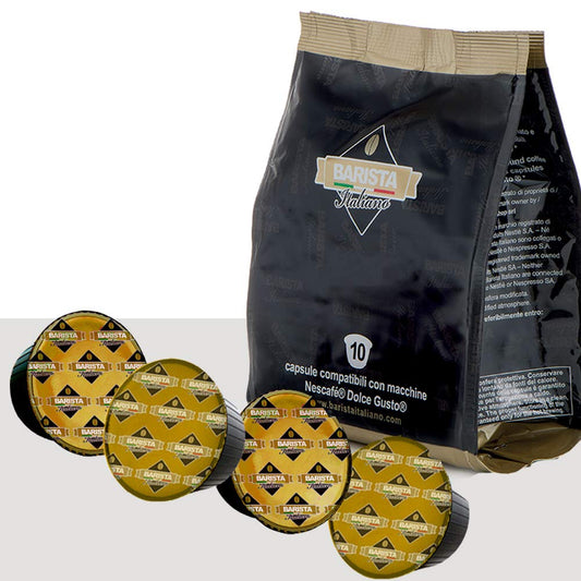 80 Capsules compatible with Dolce Gusto® machines - Cremoso Top Espresso