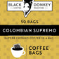 50 Coffee Bags - Colombian Supremo