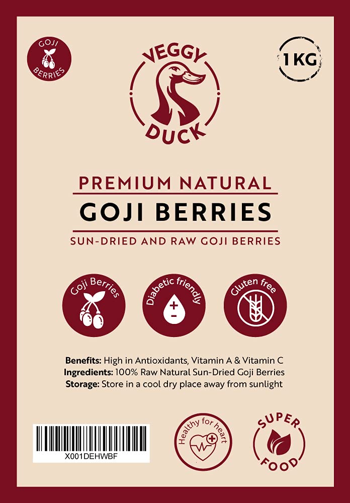 Raw Sun-Dried Goji Berries (1 Kg)