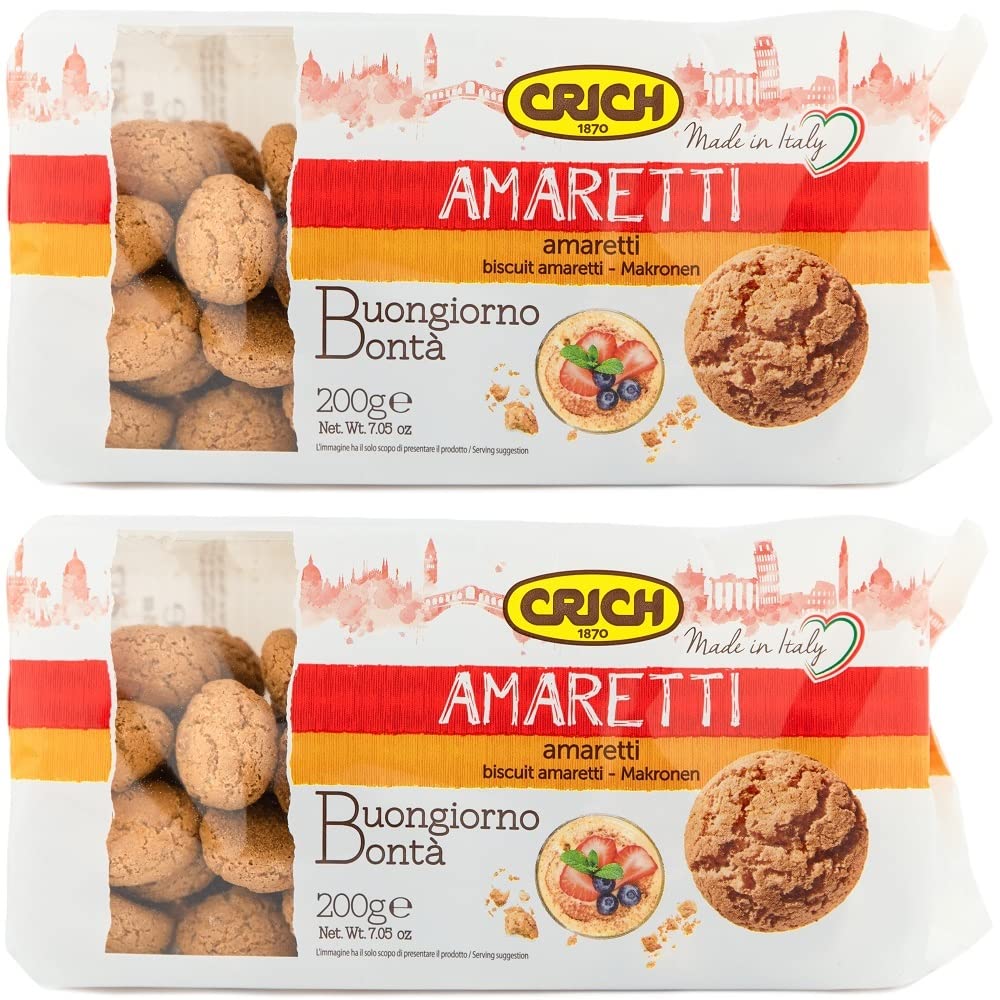 Crich - Amaretti Biscuits (200g, Pack of 2)