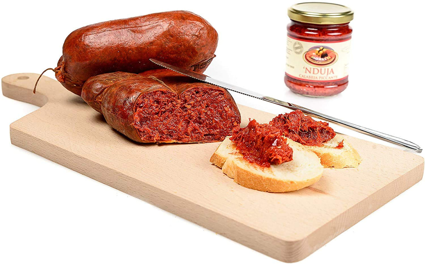 Nduja Spicy Spreadable Sausage (180 g, Pack of 6)